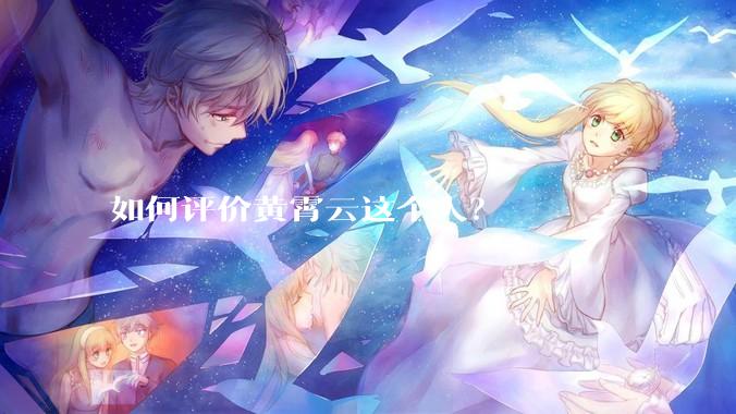 如何评价黄霄云这个人？