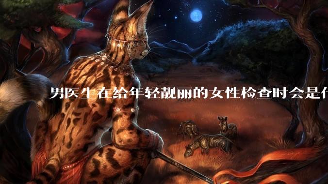 男医生在给年轻靓丽的女性检查时会是什么心态？