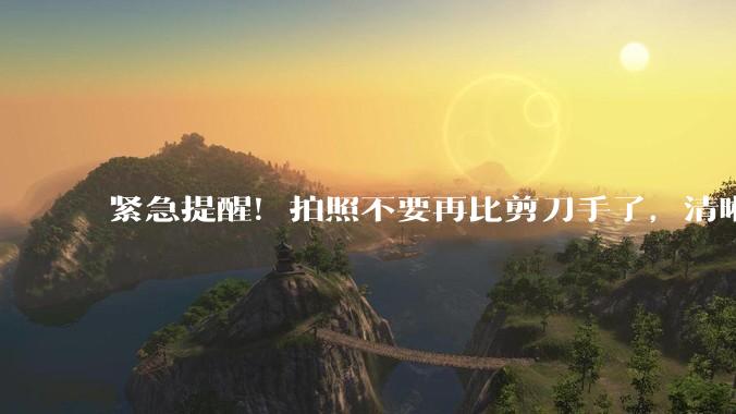 紧急提醒！拍照不要再比剪刀手了，清晰露出指纹可能会导致个人信息泄露_相机_网友_照片