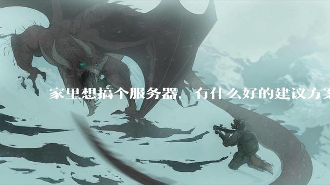 家里想搞个服务器，有什么好的建议方案吗？