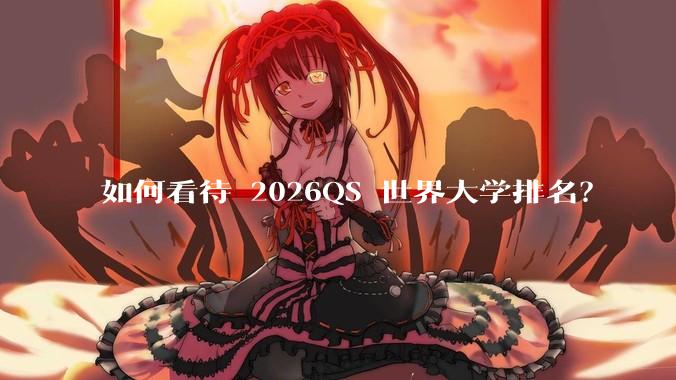 如何看待 2026QS 世界大学排名？