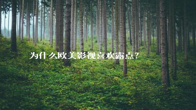 为什么欧美影视喜欢露点？